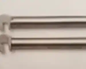 Palo in alluminio - due elementi asta di colmo con clips